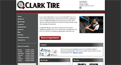 Desktop Screenshot of clarktireservice.com