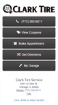 Mobile Screenshot of clarktireservice.com