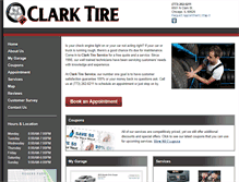 Tablet Screenshot of clarktireservice.com